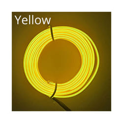 1M/2M/3M/5M Car Interior Atmosphere Lamp Welcome  Door Lights Auto LED - 3M Cigarette Drive, Yellow