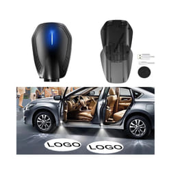 Car Door USB Charging LED Wireless Welcome Light Laser Projector Logo - 1Pcs, Car brand logo