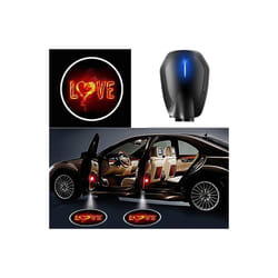 Car Door USB Charging LED Wireless Welcome Light Laser Projector Logo - 1Pcs, F
