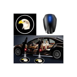 Car Door USB Charging LED Wireless Welcome Light Laser Projector Logo - 1Pcs, B