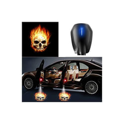 Car Door USB Charging LED Wireless Welcome Light Laser Projector Logo - 1Pcs, D