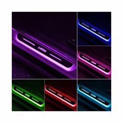 Customized Car door Sill light logo Projector lamp Power Moving LED Welcome - Customized, 2 PCS Front door