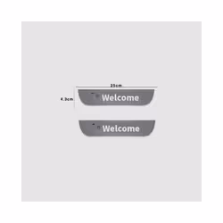 NEW Customized Car door illuminated sill Light Logo Projector Lamp Power - For Welcome, 2pcs Rear door