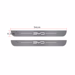 Customized For BYD Atto 3 EV yuan song han 2022 2023 Car Welcome Door - For BYD, 2pcs Front door