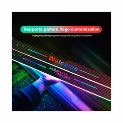 New4/2 Pcs Customized Car Door Sill Light RGB Colour Car Scuff Plate Pedal - For C-HEVROLET, A-4Pcs