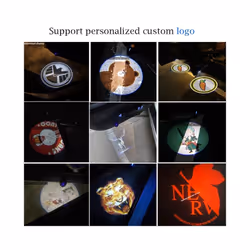 Led Car Logo Lights Auto Door Laser Projector Rechargeable Wireless Welcome - 1Pcs, for Mercedes