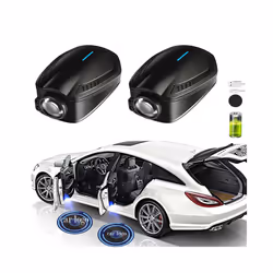Led Car Logo Lights Auto Door Laser Projector Rechargeable Wireless Welcome - 1Pcs, for Peugeot