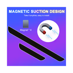 Wiring-Free LED Car Door Sill Lights RGB Car Pedal Pathway Light USB Wireless - For Dacia, 1PCS Rear Door