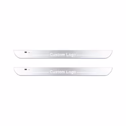 Wiring-Free LED Car Door Sill Lights RGB Car Pedal Pathway Light USB Wireless - For Ford, 2PCS Front Door