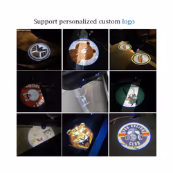 Car LED Laser Projector Sign Light Rechargeable Wireless Laser Icon Light - 1Pcs, for Volkswagen