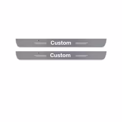 [Customized] Car door illuminated sill light logo Projector lamp USB Power - For DODGE, 2PCS Front Door
