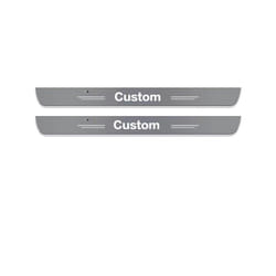 [Customized] Car door illuminated sill light logo Projector lamp USB Power - For DODGE, 2PCS Front Door