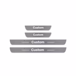 [Customized] Car door illuminated sill light logo Projector lamp USB Power - For DODGE, 4PCS Set