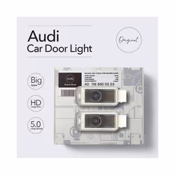 For Audi Welcome Car Door Light A4 A4L A6 A6L Q3 Q5 Q5L Q7 Q8 S1 A7 A8 - 2 Pieces, More Choice Messages