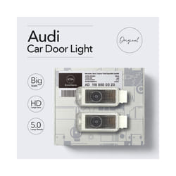 For Audi Welcome Car Door Light A4 A4L A6 A6L Q3 Q5 Q5L Q7 Q8 S1 A7 A8 - 4 Pieces, More Choice Messages