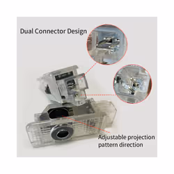 2023 Car Door Welcome Light Led HD Projector Lamp For Audi A3 A4 B8 8P - 10. S5 Icon, 2pcs