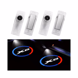2Pcs LED Car Door Welcome Lights Courtesy Lamp Logo Shadow Projector - 4PCS, X6