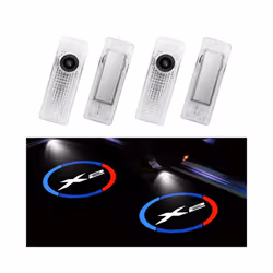 2Pcs LED Car Door Welcome Lights Courtesy Lamp Logo Shadow Projector - 4PCS, X2