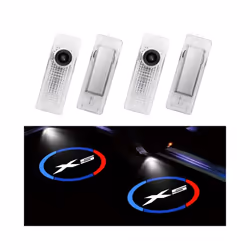 2Pcs LED Car Door Welcome Lights Courtesy Lamp Logo Shadow Projector - 4PCS, X5