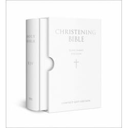 ISBN HOLY BIBLE: King James Version (KJV) White Compact Christening Edition