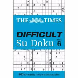 ISBN The Times Difficult Su Doku Book 6: 200 dreadfully tricky Su Doku puzzles, Paperback, 320 pages