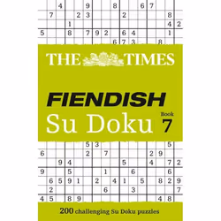 ISBN The Times Fiendish Su Doku Book 7: 200 challenging Su Doku puzzles, Paperback, 320 pages
