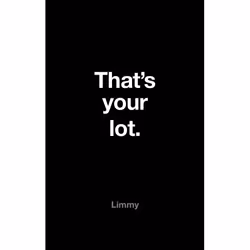 ISBN That’s Your Lot, Paperback, 320 pages