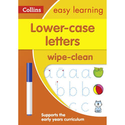 Lower Case Letters Age 3-5 Wipe Clean Activity Book (Collins Easy Learning Preschool)