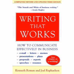 ISBN Writing That Works, 3rd Edition, Trade Paperback, 208 pages