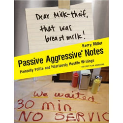 ISBN Passive Aggressive Notes
