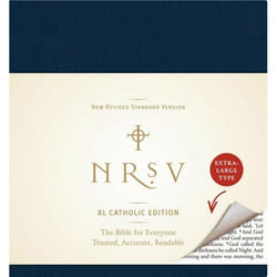 ISBN NRSV XL Catholic Edition (navy)