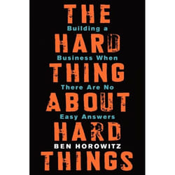 ISBN The Hard Thing About Hard Things