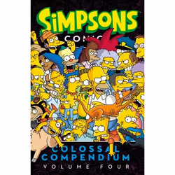 ISBN Simpsons Comics Colossal Compendium Volume 4, Trade Paperback, 176 pages