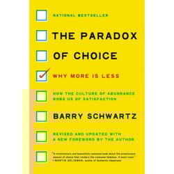 ISBN The Paradox of Choice