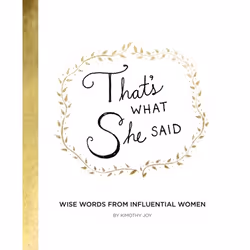 ISBN That's What She Said, Hardcover, 144 pages