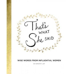 ISBN That's What She Said