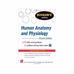 ISBN Schaum's Outline of Human Anatomy and Physiology 4e, Biology, English, Paperback, 432 pages