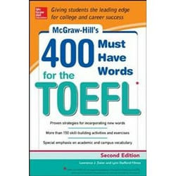 ISBN 400 Must Have Words for the TOEFL 2e book Educational English 256 pages
