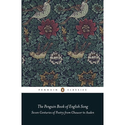 ISBN The Penguin of English Song book Poetry Paperback 976 pages