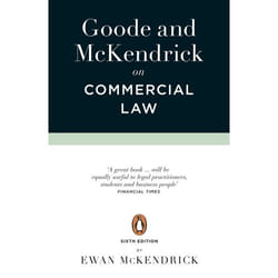 ISBN Goode and McKendrick on Commercial Law book English Paperback 1632 pages
