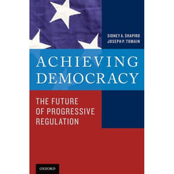 ISBN Achieving Democracy ( The Future of Progressive Regulation ) book English Hardcover 208 pages