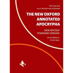 ISBN The New Oxford Annotated Apocrypha ( New Revised Standard Version ) 400 pages English