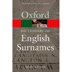 ISBN A Dictionary of English Surnames book 594 pages