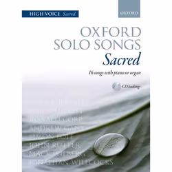 ISBN Oxford Solo Songs: Sacred ( 16 songs with piano or organ ), Any gender, Oxford University Press, 08/04/2010, 1 pc(s)