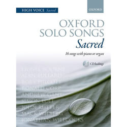 ISBN Oxford Solo Songs: Sacred ( 16 songs with piano or organ ) book