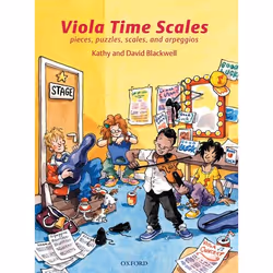 ISBN Viola Time Scales ( Pieces puzzles scales and arpeggios ), Kathy Blackwell, David Blackwell, Any gender, Oxford Universi ...