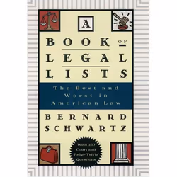 ISBN A Book of Legal Lists ( The Best and Worst in American Law with 150 Court and Judge Trivia Questions ), English, Paperba ...