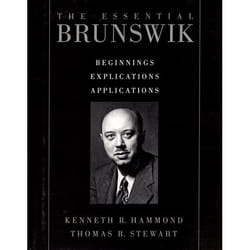 ISBN The Essential Brunswik ( Beginnings Explications Applications ) English