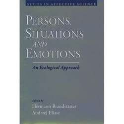ISBN Persons Situations and Emotions ( An Ecological Approach ) English