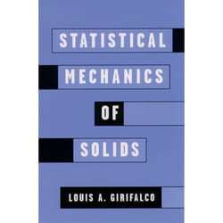ISBN Statistical Mechanics of Solids book English Hardcover